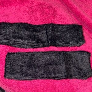 NEW Velvet Arm Warmers Long Fingerless Gloves. Wrist Warmers with Thumb Holes